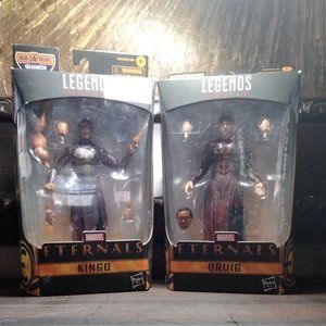 Marvel Legend Series Eternals Kingo/Druig Lot of 2 Figures